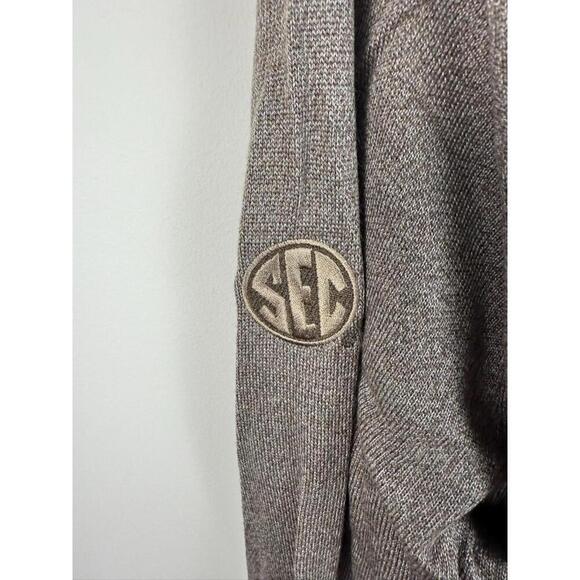 NWT* Peter Millar MISSISSIPPI STATE BULLDOGS Merino Wool V-Neck Sweater XL - Picture 4 of 6